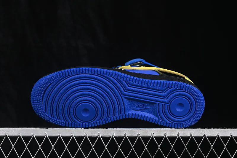 All categories Nk Air Force 1 Air Force series Nk Air Force 1 Low Air Force low-top C version Central Cee x Nike Air Force 1 Low "Racer Blue" black, yellow and blue patent leather Air Force 1 low-top casual sneakers IQ1402-010